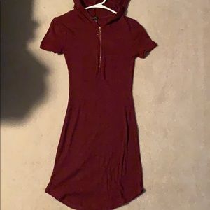 Burgundy dress new condition from Rue 21